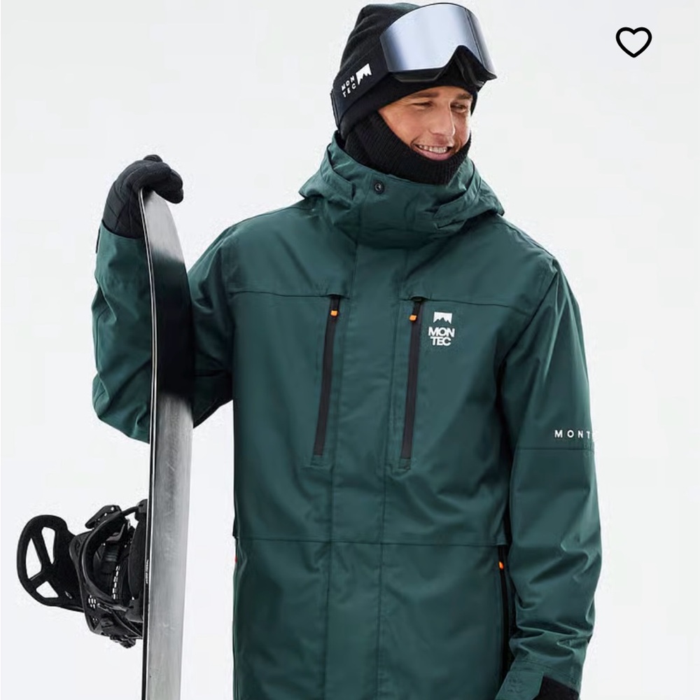 Montec Fawk Men's Ski/Snowboard Jacket - Dark Atlantic Size L